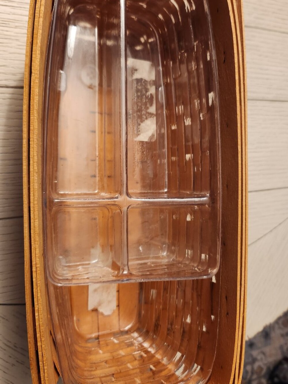 LONGABERGER VANITY BASKET WITH LID - Picture 8 of 12